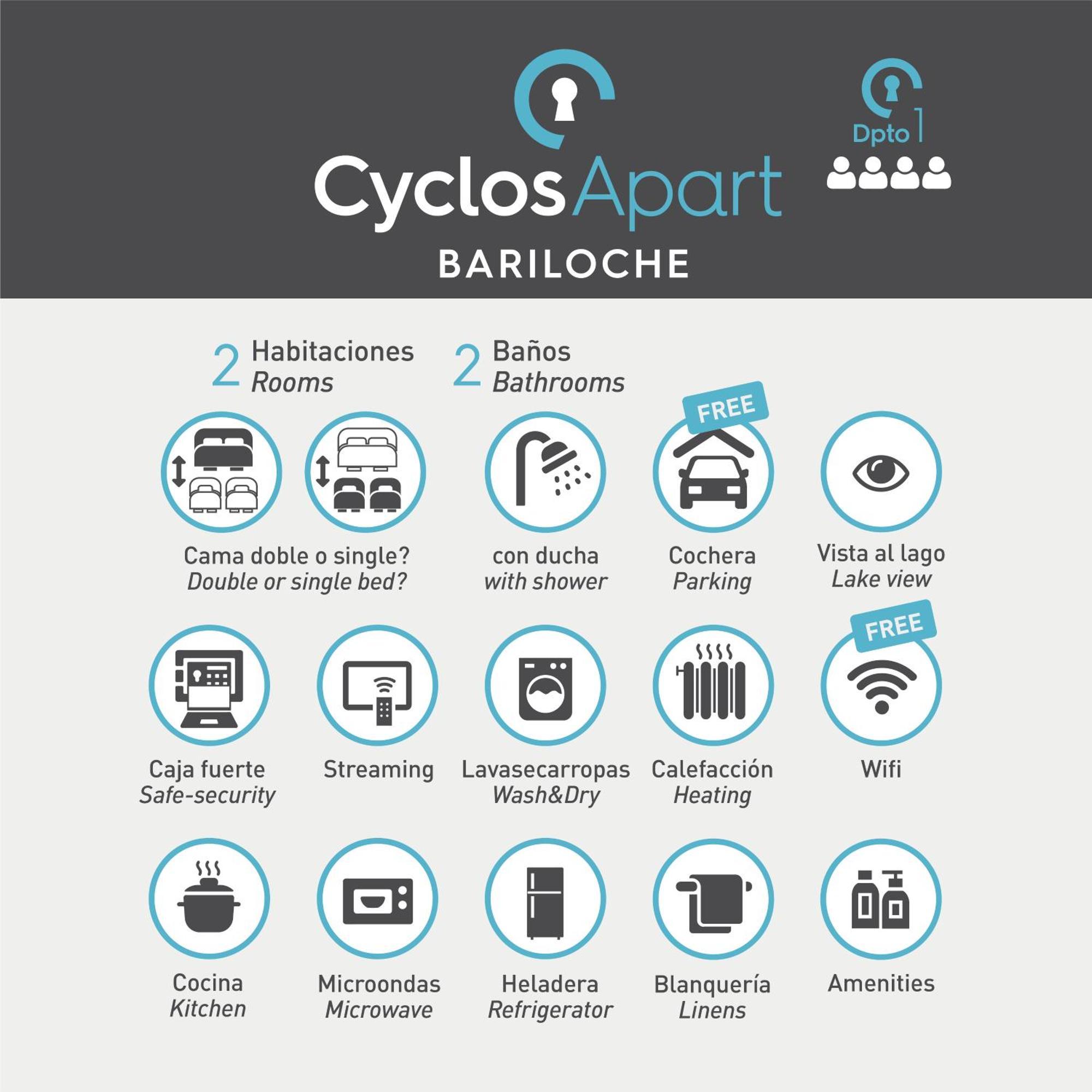 Cyclosapart Bariloche Eksteriør billede